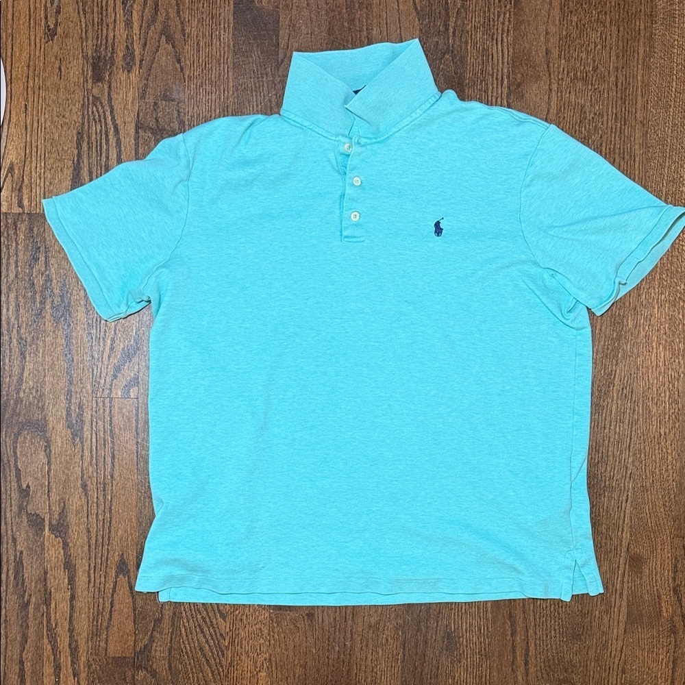 Ralph Lauren Aqua Polo Shirt